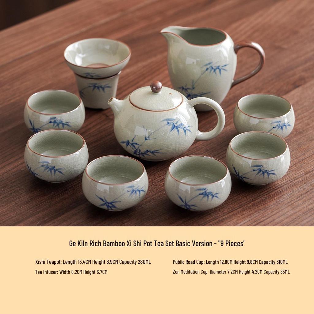 2026 Premium Ceramic Tea Set: Luxury Teapot & Teacups for Home or Office