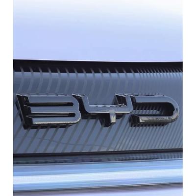 Carbon Sticker Frame For BYD EA1 Atto 3 2 1 Dolphin EV Han EV Accessories Car Front Machine Cover Logo Cover Decor Anti Scratch