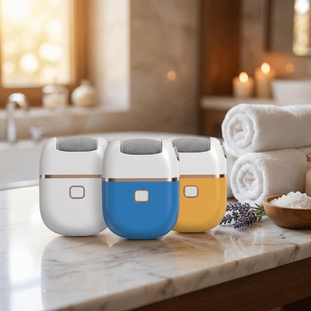 Rechargeable Electric Foot Grinder 3 Grinding Heads Foot Trimmer  Foot Heel Cracked Care