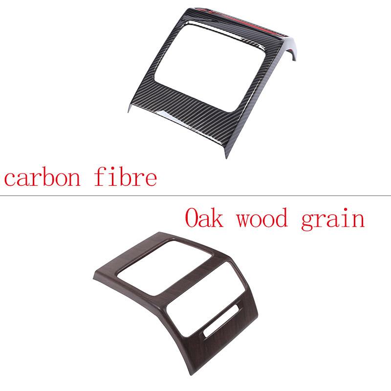 For Land Rover Discovery Sport 2024+  ABS carbon fiber Car Rear Air Outlet Anti Kick Cover Panel Decorative Sticker Accessories