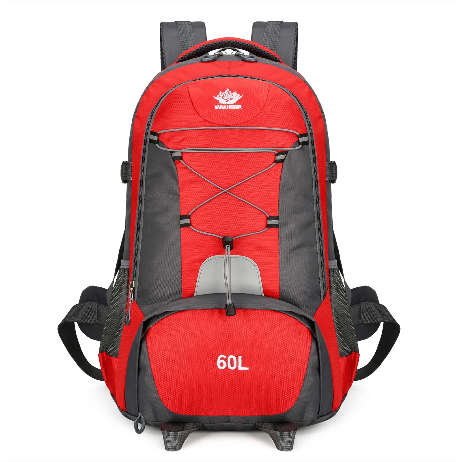 

[Homunowang] Mountaineering Backpack, Camping Backpack, Lightweight, Waterproof, Large Capacity, Durable, Multifunctional, Outdoor Hiking Backpack