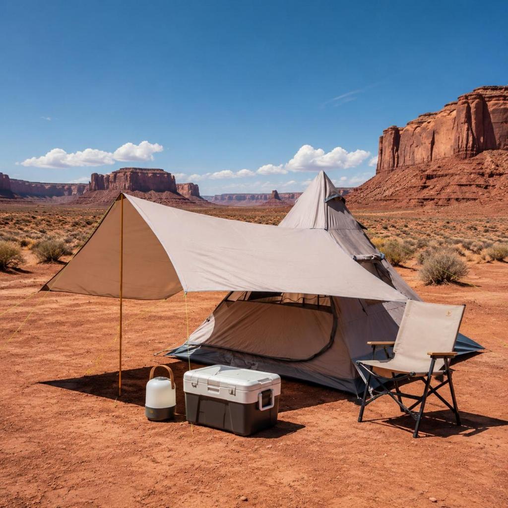 Pyramid Tent 3 Season Teepee Awning for Families