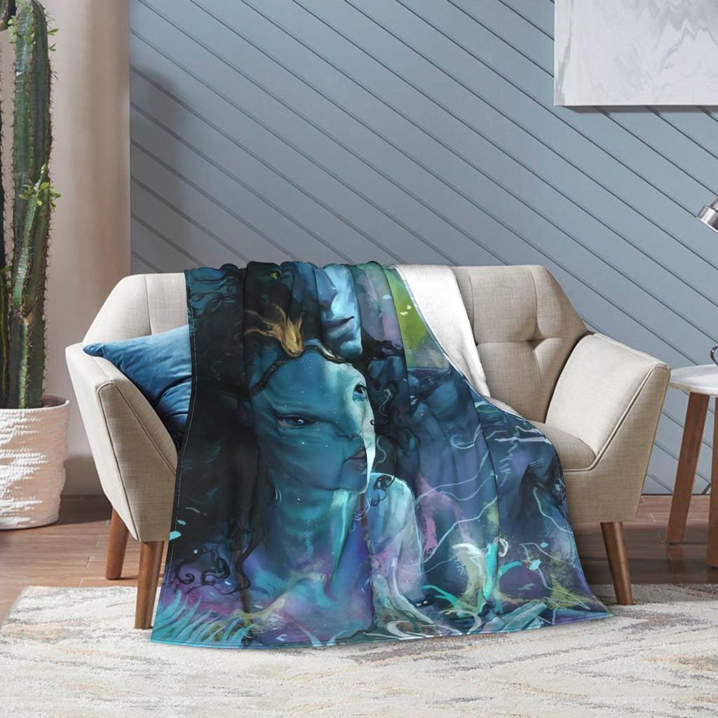 Cartoon Avatar Movie Blanket Fleece Summer Air Conditioning  Multi-function Lightweight Throw Blanket for Bed Car Quilt