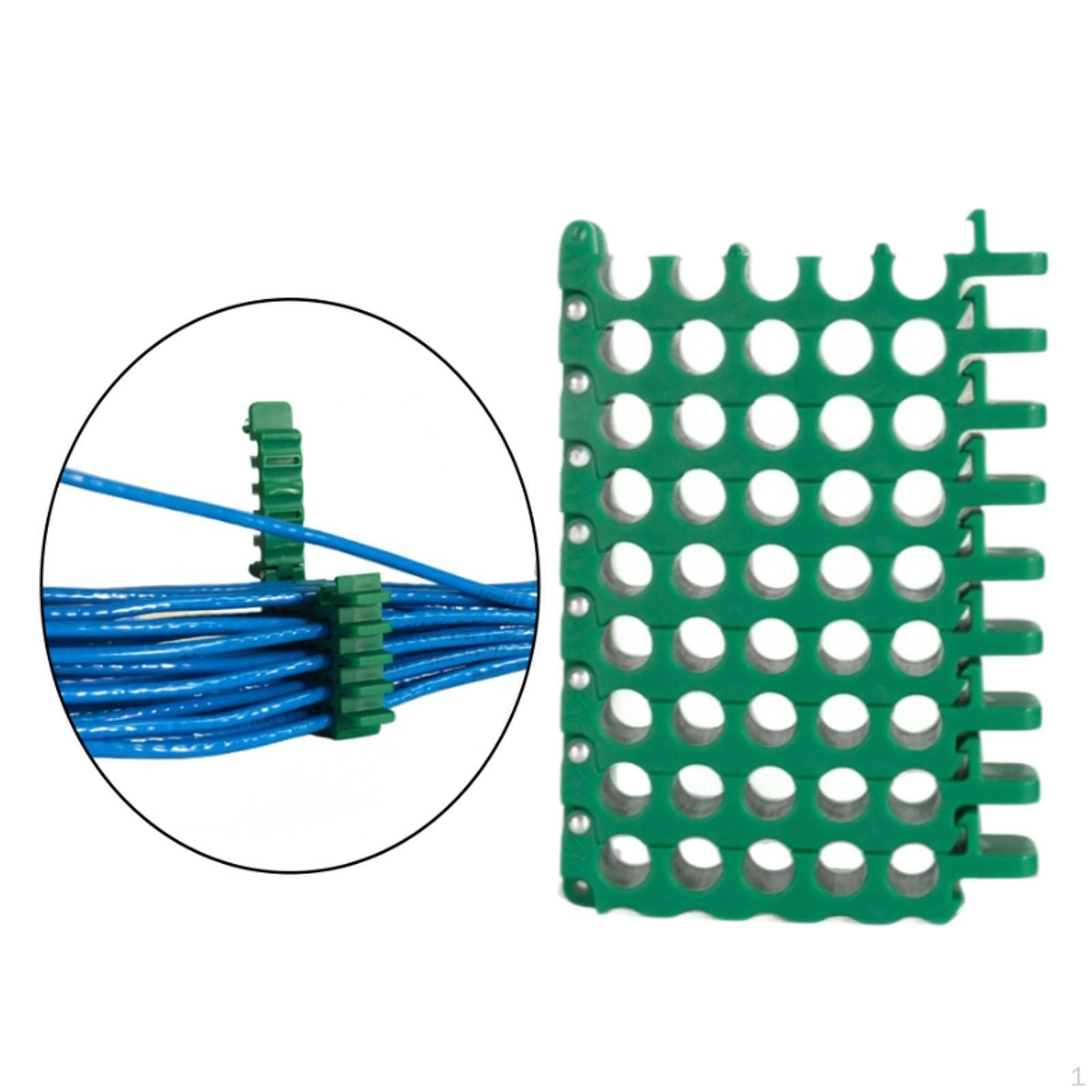 

Інструмент для організації пучків кабелів, скриня мережі Ethernet, органайзер проводів для машинної кімнати 5x8 Holes