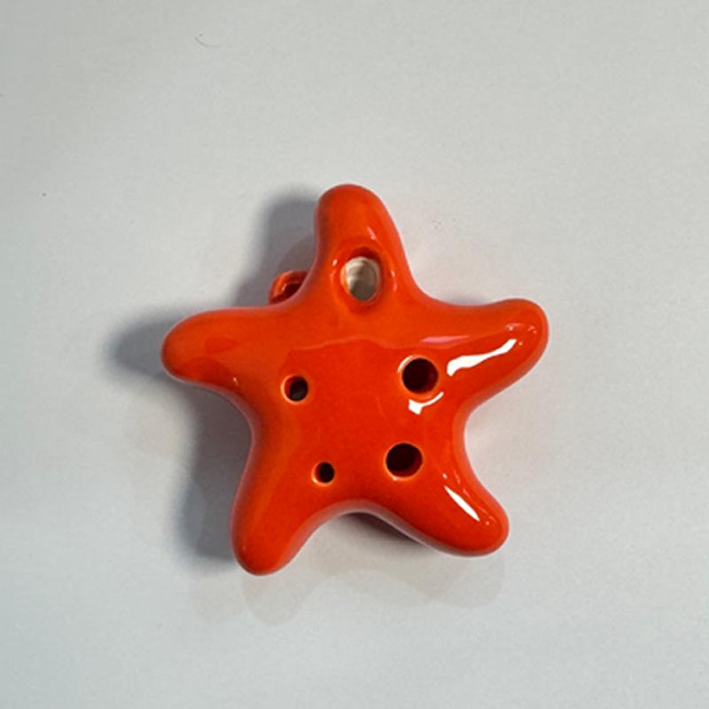 Starfish 6-Hole Alto C Ocarina: Beginner's Child Toy Musical Instrument
