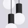 Lampa Wisząca Halo 3 G9 Czarny Alu Sollux Sl.1715
