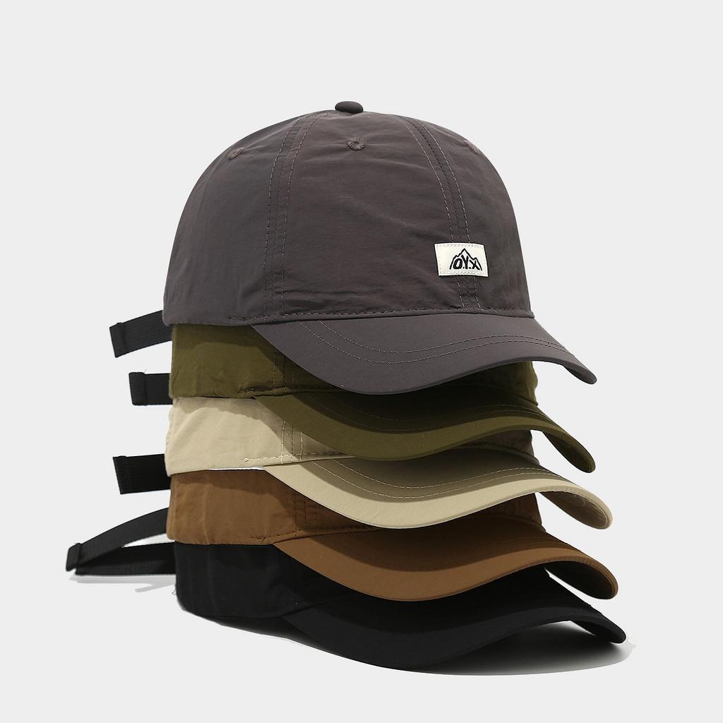 Casquette de Baseball Rétro Américaine à Petit Bord Été Fine Souple Séchage Rapide Casquette de Sport pour Homme Visière Solaire Extérieure