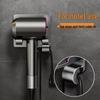 No-Drill Anti-Theft Wall Mount Hair Dryer Holder for Hotels and Guesthouses