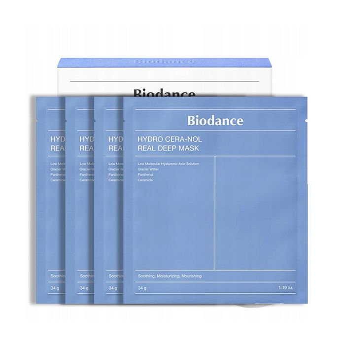 Masque Visage Hydratant - BIODANCE - Hydro Cera-nol Real Deep Mask - 34g - Vegan - Peaux Sèches