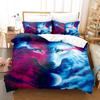 Personality Wolf Bedding Set Single Twin Full Queen King Size Wolf Bed Set Aldult Kid Bedroom Duvetcover Sets 3D Print 032