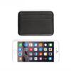 Slim 100% Sheepskin Genuine Leather Men's Wallet Male Thin Mini ID Credit Card Holder Small Cardholder Purse For Man