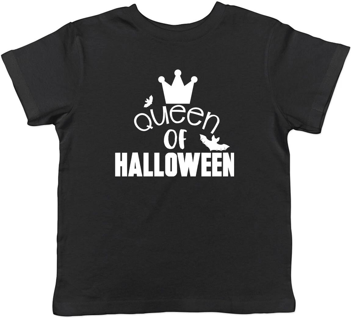 Queen of Halloween Childrens Kids T-Shirt Boys Girls 130