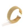 Vintage Weave Cuff Bracelet Waterproof Braided Mesh Bracelet Open Cuff Bangle  Men Jewelry