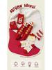 Children's Zodiac Year Mid-Calf Red Cotton Socks for Good Luck In Autumn and Winter