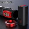 Super Bright Zoom Night Fishing Flashlight 5 Light Sources Blue/UV/White/Yellow/Red Searchlight Zoomable Flashlight with Bracket