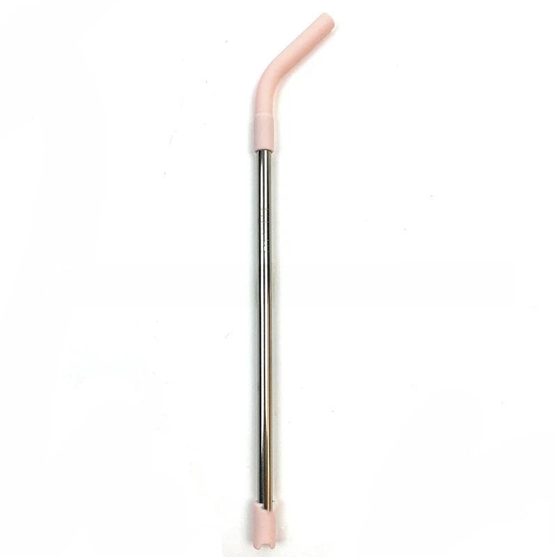 Reusable Stainless Steel Straws With Soft Colorful Silicone Tips Perfect For Smoothies Juices Cocktails Home Parties Daily Use