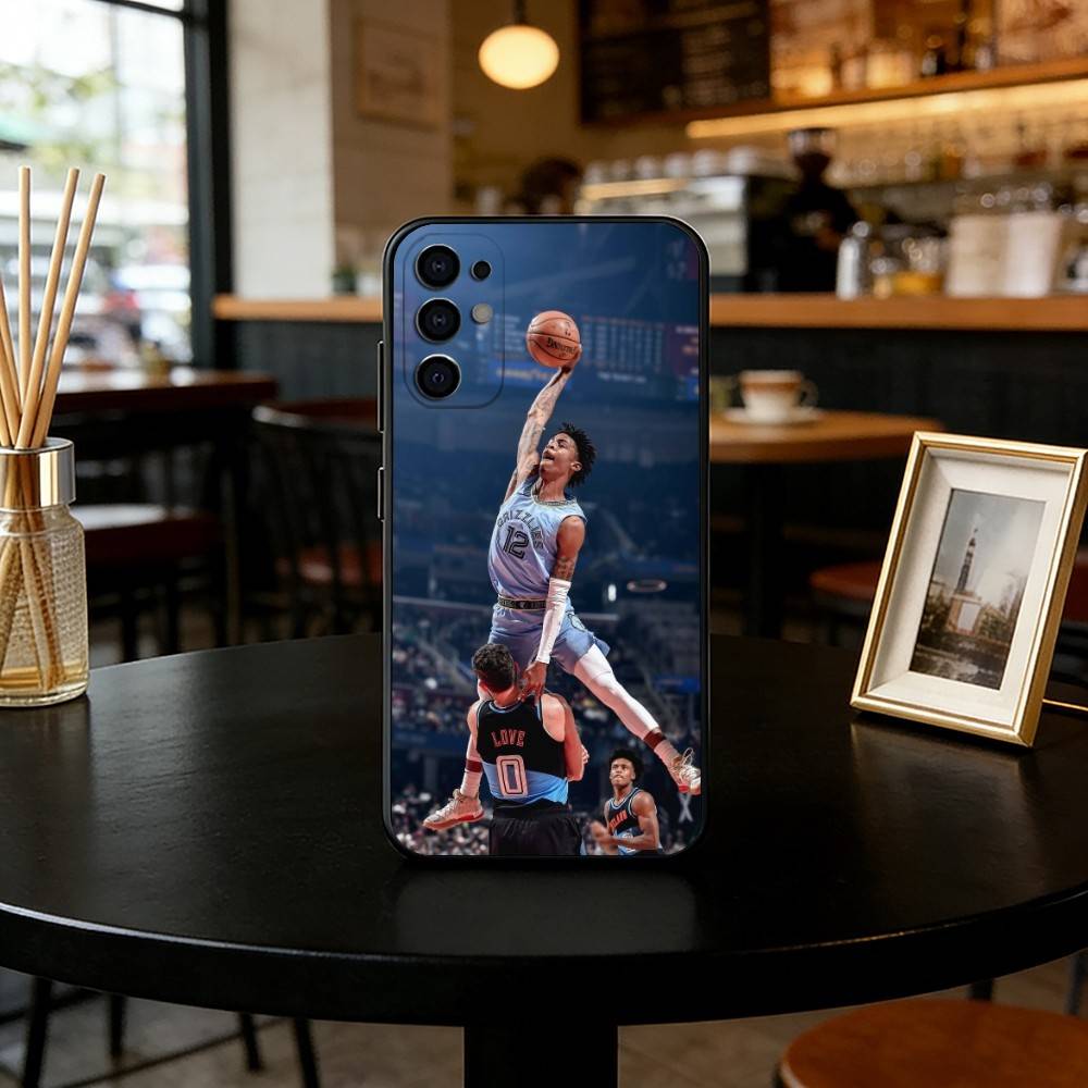 Ja Morant Phone Case For Samsung S25,S24,S21,S22,S23,S30,Ultra,S20,Plus,Fe,Soft Silicone Black Cover
