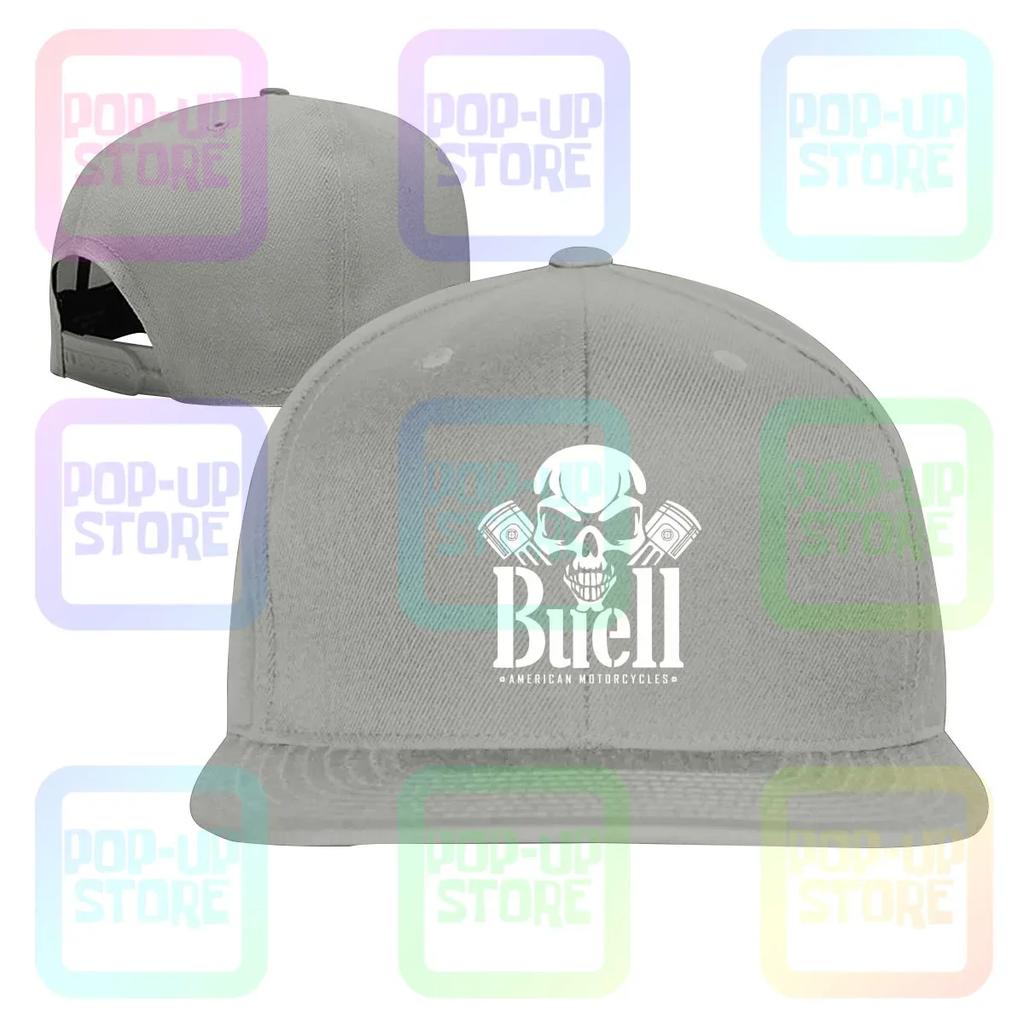 Buell American Motorcycles Skull Piston Snapback Cap Baseball Caps Style Hipster Best Quality