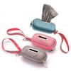 Portable Pet Dog Poop Bag Dispenser Pick-Up Bags Holder With Rope Cleaning Waste Garbage Box High Quality