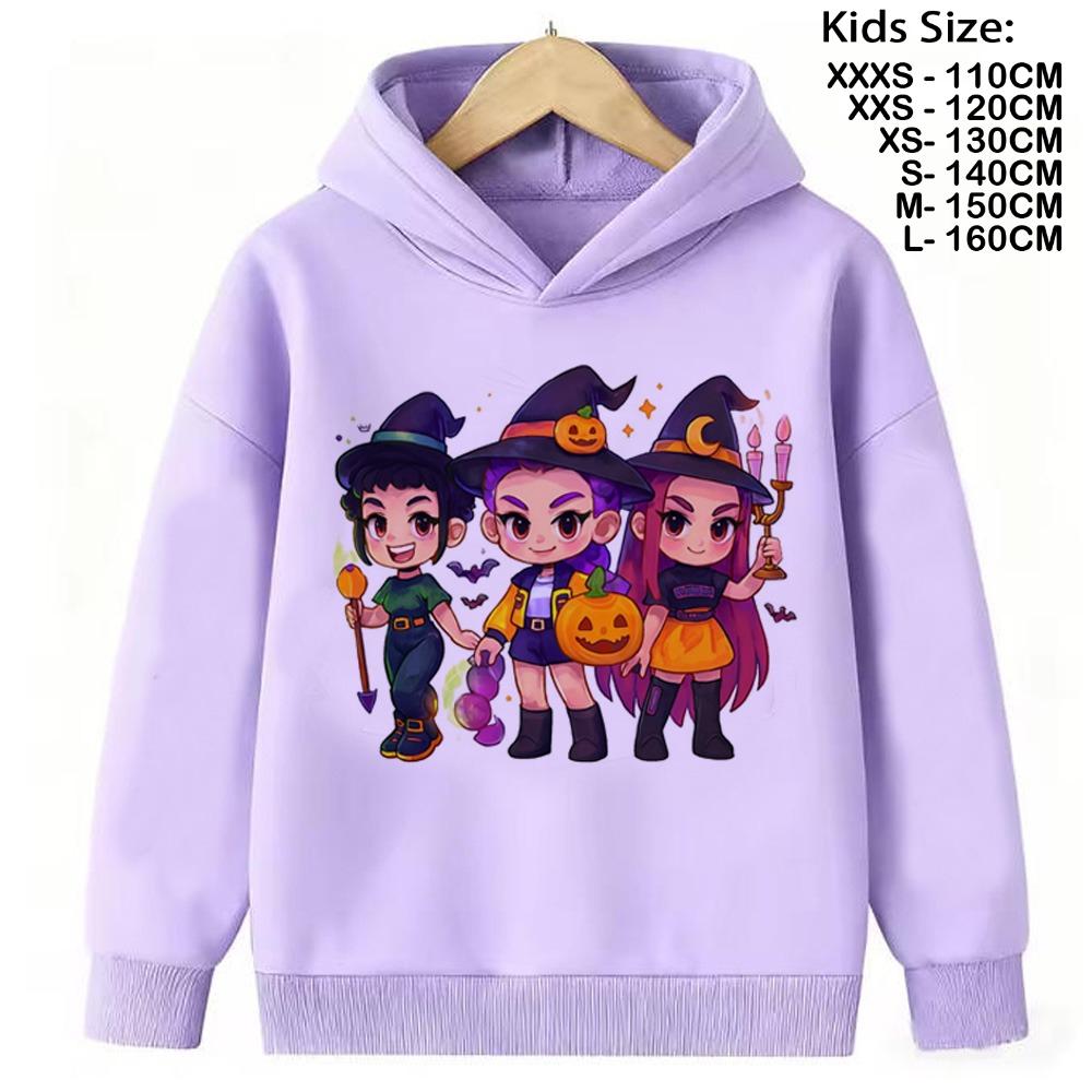 Kpop Demon Hunter Derpy Tiger Hoodie Kids Clothes Princess Girls Clothing Fashion Boys Spring Autumn Sweatshirt Child Tops