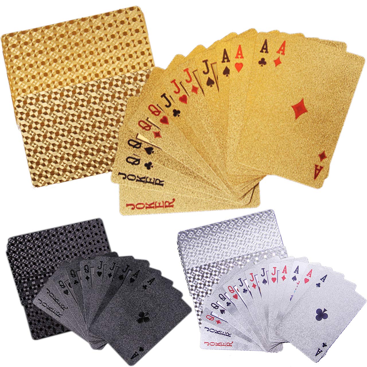 

nullie Waterproof Playing Luxury Premium Playing Impactful Set Cards, Cards, Instagrammable, Magic, 3-Color