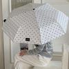 U-Shaped Handle Folding Umbrella 8-Rib Manual Travel Rain Umbrella UV Protection Umbrella  Outdoor