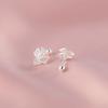 Female Summer Hollow Bow Earrings
