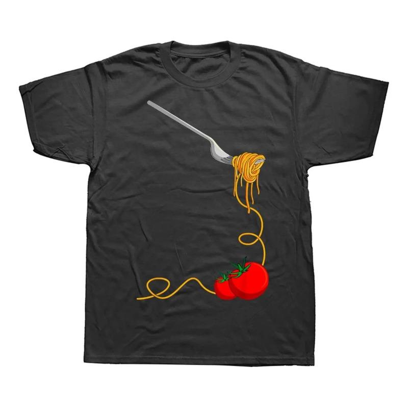 Divertidas Camisetas Con Fideos De Tomate Y Comida Italiana S