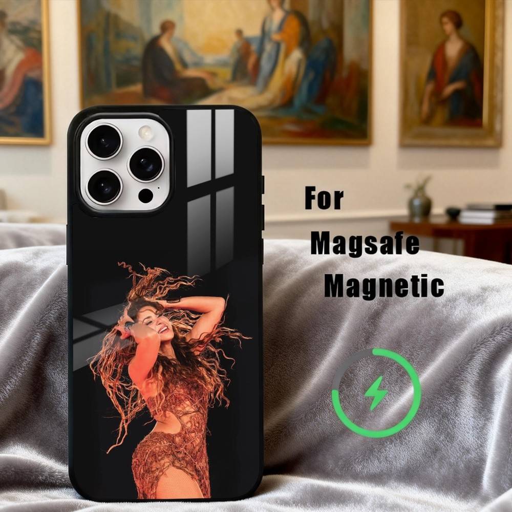 Popular S-Shakira-A  Phone Case For iPhone17,16,15,14,13,12,11 Plus,Pro Max Magnetic For Magsafe Wireless Charging