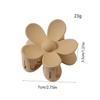 Large Size 7cm Fashion Flower Hair Claws Colourful Ponytail Hair Accessories Matte Hair Claw Clips For Women Girls