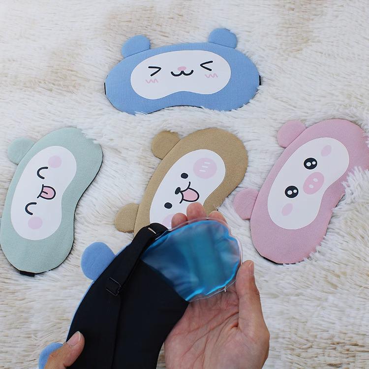 Sleep Mask with Ice Pack: Relieves Eye Fatigue, Ideal for Naps, Hot/Cold Compress