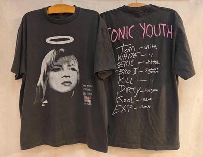 SONIC YOUTH T-shirt Vintage Anni '90 REPRINT