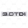 ABAB1 3D 1.6 1.9 2.0 3.0 4.0 TDI Car Trunk ABS Badge Emblem For Car Rear Tailgate Adhesive Badge Sticker for A4 A5 A6 A7 A8 Q3 Q5 Q7