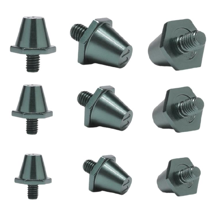 12 Stück Aluminium Fußballstollen Ersatzstollen Fußballschuh Spikes Fußballstollen für Fußballschuh Langlebig