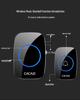 Wireless Waterproof Doorbell with Flash Alert & Elderly Pager - Battery Operated, No Plug Needed