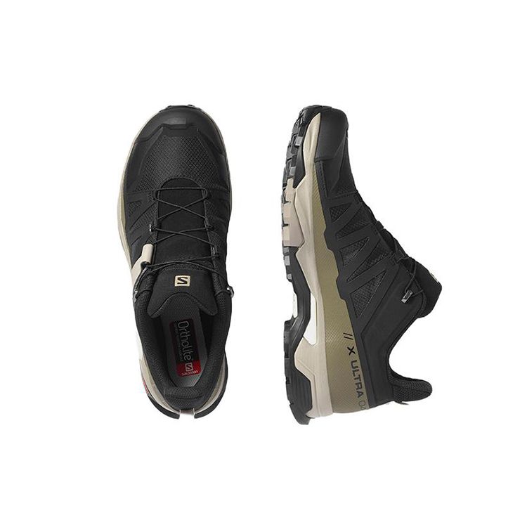SALOMON X Ultra 4 W Cushioning Durable Waterproof Non-Slip Low-Top Running Shoes Men Running Shoes Black 412881