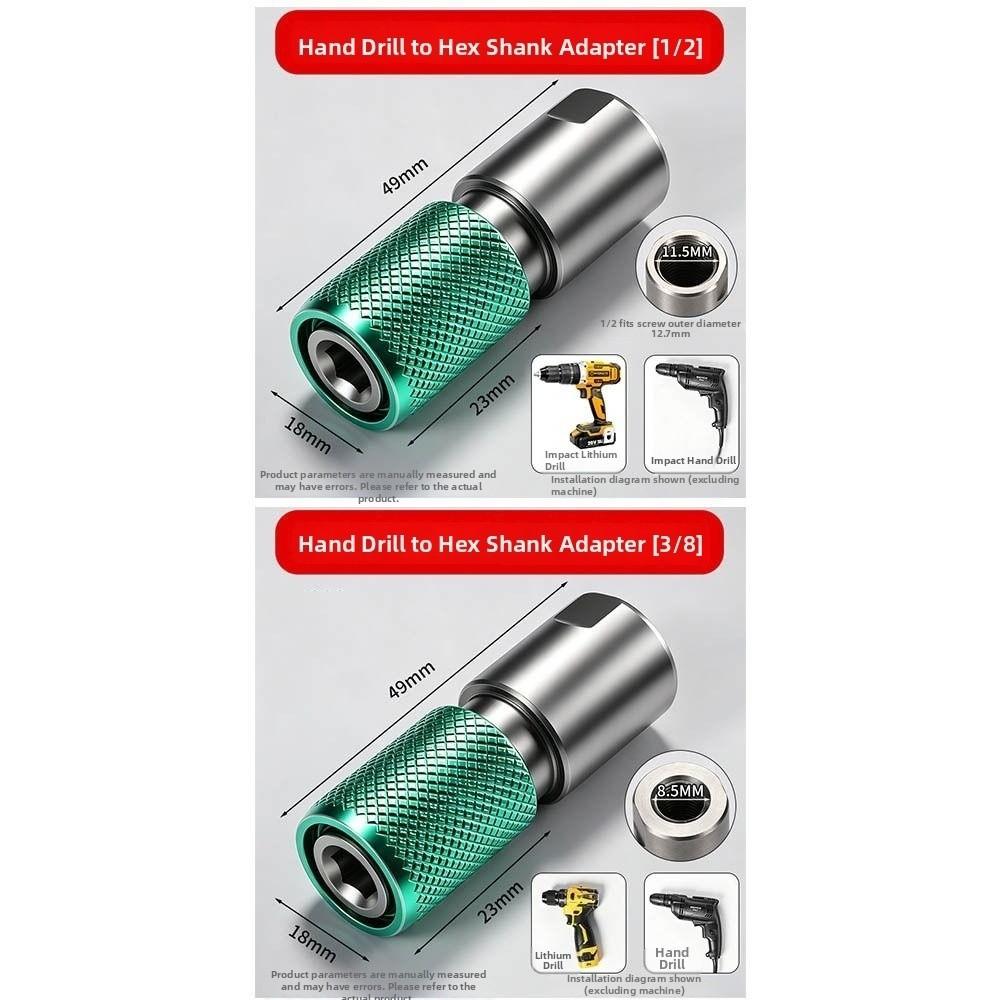 Hex Shank Angle Grinder Adapter Quick Change Hex Shank Converter Tool Conversion Head