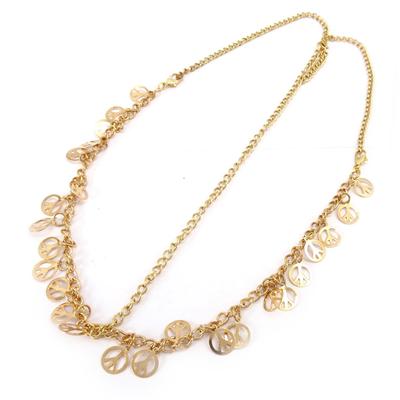[K2484] - Goldener Kopfschmuck 'Peace'