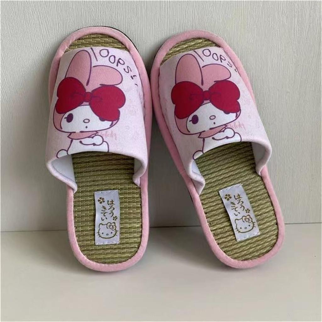My and Pochacco Tatami Room House Summer Toilet for Kids and Perfect for Guests and Home Use Kuromi, Melody, Cinnamoroll, Slippers, Shoes, Slippers,
