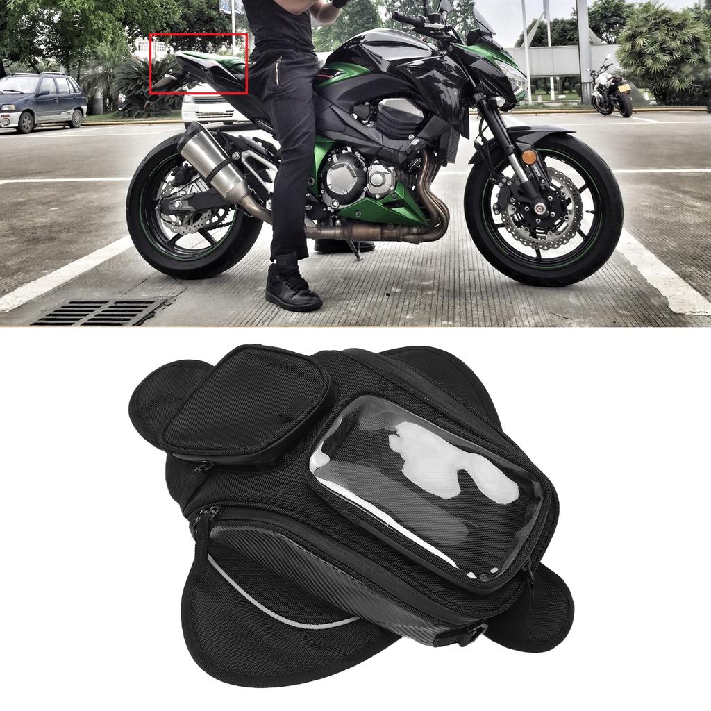 Motorcycle Tank Bag Decorative Backpack Oxford Cloth Waterproof Wear Resistant for Riding