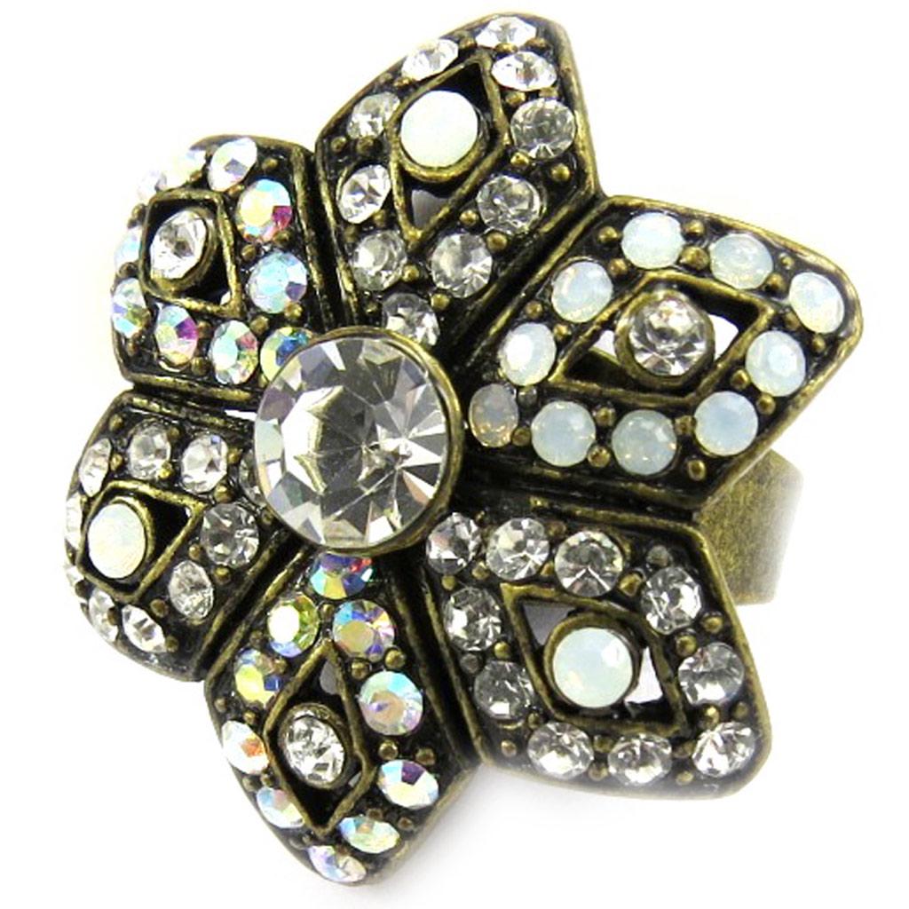 Les Trésors De Lily [B2039] - Bague Créateur 'Agora' Blanc