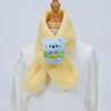 Cute Cartoon Panda Plush Scarf for Kids - Windproof & Thickened Winter Neck Warmer