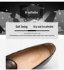 Men's Retro Burnished Loafers: British Style Business Casual Leather Driving Shoes for Spring/Autumn