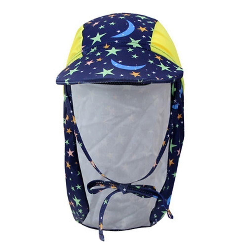 

UV Protection Kids Beach Hat Flower Sunshade Swimming Cap Windproof Children Bucket Hat Travel Style E