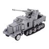 MOC Military Tank Series Building Blocks Army Soldier Figures Vehicle Special Force Armored US Car Cannon Truck Bricks Toys Gift