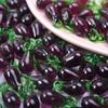 15pcs Mixed Glass Pepper Cherry Cabbage Pendants For Jewelry Making Supplies Red Apple Fruit Charm Pendant DIY Keychain Material