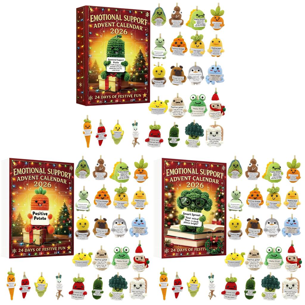 Christmas Support Advent Calendar With Cartoon Acrylic Components For Holiday Gifts And Celebrations