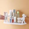 1/2pcs Creative Bathroom Storage Shelves Cute White  Shelves Shelf Self-adhesive Bathroom Cosmetics Storage Racks