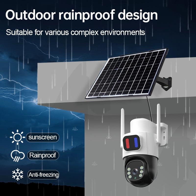AOV Solar-Powered 4G HD Outdoor Wireless Security Camera with Smart Night Vision