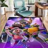Five Nights at Freddy's Pattern Rug, Indoor/Outdoor Mat, for Picnic, Gameroom, Bedroom, Office, Living Room, Home Decor Carpet, Birthday Gift